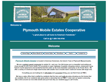 Tablet Screenshot of plymouthmobileestates.com
